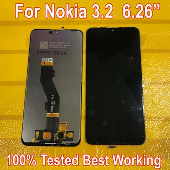 100% Тестван по-добър Работен Стъклен, Сензор За Nokia 3.2 TA-1154 TA-1156 TA-1159 LCD Дисплей със сензорен панел, Дигитайзер на Екрана в събирането на