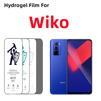 2 елемента Матово Защитно Гидрогелевая филм за Wiko 5G 10 T3 T10 T50 HD Screen Protector За Wiko View 2 3 View4 View5 Plus Y62 Y80 Y82