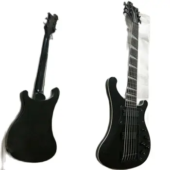 6 струни 4003 бас китара черна 6 струнен fireglo bass всичко е черно обзавеждане безплатна доставка