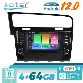 Android За Volkswagen GOLF 7 2013-2018 Автомобилен радиоприемник GPS Навигация мултимедиен плейър стерео автомагнитола главното устройство CD записващо устройство
