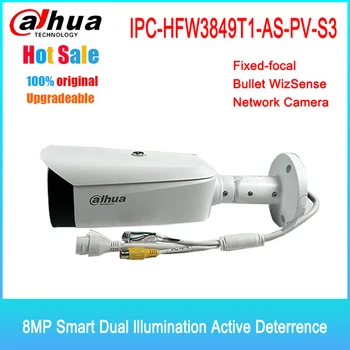 IP камера Dahua HFW3849T1-AS-PV 8-Мегапикселова пълен С Активен сдерживанием Куршуми с фокусно разстояние WizSense security protection iptv умен дом