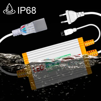 IP68 Водоустойчив захранващ Адаптер EU Plug 1500 W 220 v RGB Led Лента Трансформатор Осветление 4-Пинов или Бессварочный RGB Светодиодна Лента Захранване