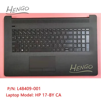 L48409-001 черен оригинален нов за HP 17-BY CA клавиатура с поставка за ръце и тачпадом