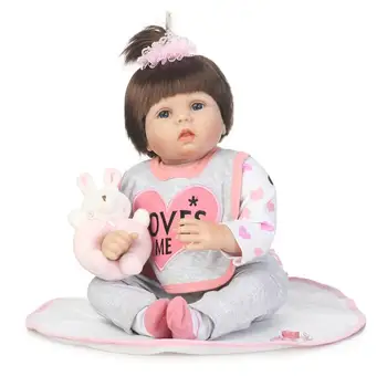 NPKCOLLECTION Лидер на продажбите, кукла-реборн, имитативната кукла, лека, истинска, нежна на допир, винил, силиконова кукла, детски играчки за деца за Коледа