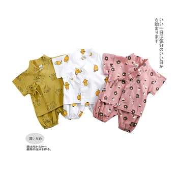 RP-265/ нова лятна детски дрехи за момчета и момичета, фланелка с къс ръкав + панталони, 2 бр., памучни комплекти за деца с анимационни принтом