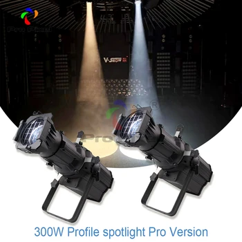V-Show 2pcs 300W led профила прожектор 3000K DMX Led studio эллипсоидальные осветителни тела за модно шоу в залата на театъра