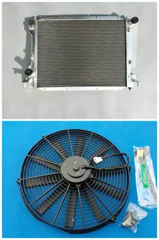 Алуминиев радиатор + вентилатор за FORD, JAGUAR, LINCOLN, подходящи за THUNDERBIRD S-TYPE LS 3,0 3,9 4,2 4,0 Лидер в продажбите