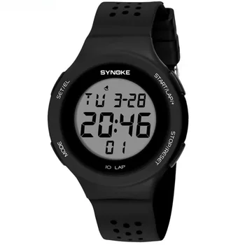 Двойка електронни часовници Пластмасов каишка Водоустойчив многофункционални спортни модни мъжки и дамски електронни часовници