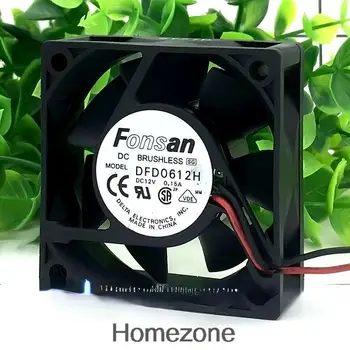 За Fonsan 6 см 6020 12 0.15 A без звук корпус захранване компютърен вентилатор за охлаждане DFD0612H