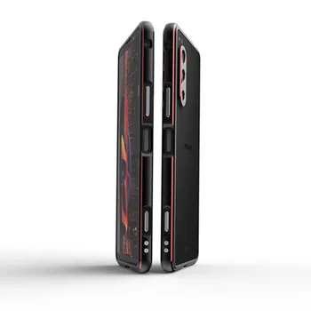 За Sony Xperia 5 IV 5G, алуминиева метална рамка-броня, тънък калъф за телефон + защитно фолио carmera