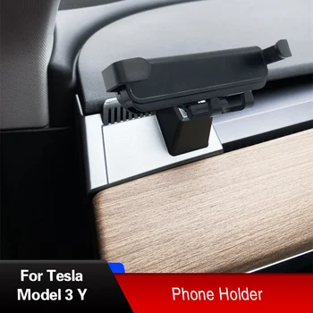 Кола за Мобилен Телефон за Tesla, Модел 3 Y 2016-2022 Rihgt Ляв Волан За Управление на GPS Скоба Подкрепа на Клетката Аксесоари За Полагане на Автомобили