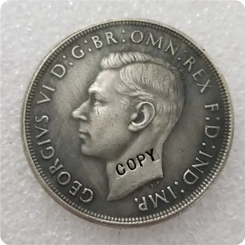 Копие на монетата австралийска crown 1937 година, в 5 шилинга