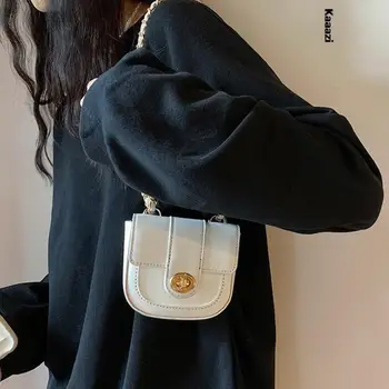 Малки Дамски чанти през рамо, луксозни мини чанта през рамо от естествена кожа, модерни портфейли и портмонета, чанти лятото 2023
