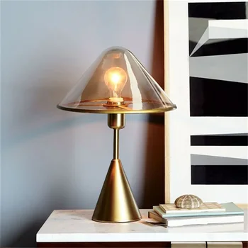 Настолна лампа TEMAR Gold Nordic Модерен, креативен дизайн, led настолна лампа за декорация на дома, спални
