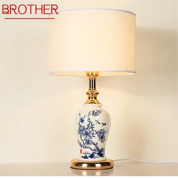 Настолни лампи BROTHER Модерен led луксозен дизайн Креативните керамични настолни лампи за дома, спални