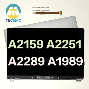 Нов A2159 A2251 A2289 A1989 Дисплей Смяна на LCD дисплей за Macbook Pro 13 EMC 3214 3348 3301 3456 3358 Space Grey Сребрист