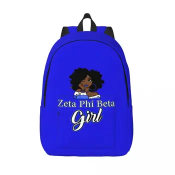 Обичай платно раница Zeta Момиче за жени и мъже, модерен раница за училище, колеж, чанти женски Zeta Phi Beta