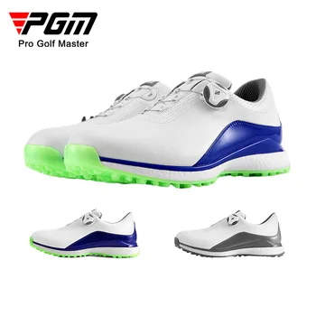 Обувки за голф PGM, мъжки спортни обувки, дантела, нескользящие нитове, подметка за пуканки