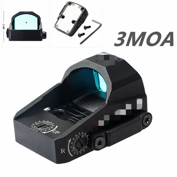 Отразяващи оптичен мерник 3 MOA Mini Red Dot Sight Тактически ловен прицел за пистолет SF пистолетной кройка RMR Print 1x22 Reflex Sight
