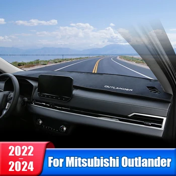 Подложка за арматурното табло на автомобила за Mitsubishi Outlander PHEV IV 4 MK4 2022 2023 2024 Инструмент маса козирка Нескользящий мат Аксесоари