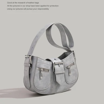 Подобрена чанта на допир за жени 2023, Нова модерна чанта-локомотив, е универсална чанта за подмишниците, чанта на едно рамо, наклонена чанта през рамо
