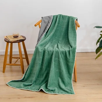 Резное бархатное одеяло, двухслойное триизмерно одеяло с топла дрямка през пролетта и есента