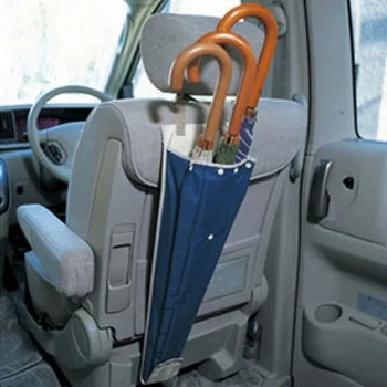 Сгъваем висящ органайзер за задната седалка за кола чадъри/Чанта за съхранение на автомобилни чадъри/Сгъваем калъф за чадър с двойна употреба за автомобили