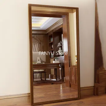 Скандинавските минималистичные декоративни огледала в пълен ръст, Луксозни Стенни декоративни Огледала за спални Wandspiegel Home Decoration WZ50DM