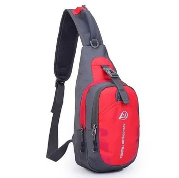 Спортна поясная чанта, водоустойчива чанта през рамо, ежедневни чанти-месинджър за катерене, богат на функции градинска мъжки и дамски нагрудная чанта