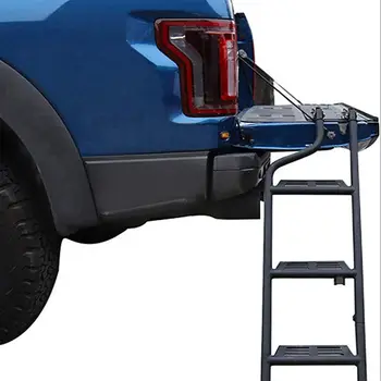 Универсална Сгъваема Стълба за Багажника на камион е Подходящ за Mitsubishi Triton KJ/KK/KL 2015-2022 вземе подножието на Стълба